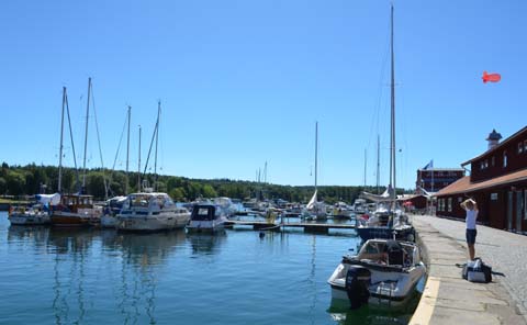 Der Hafen in Motala